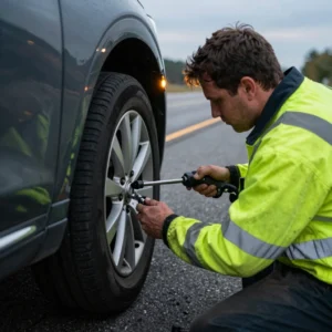 On-Site Flat Tire Change