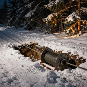 Winter Ditch Recovery & Winch