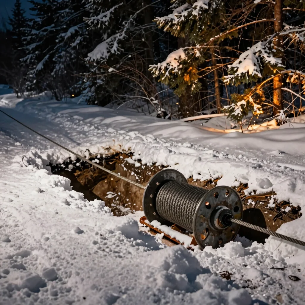 Winter Ditch Recovery & Winch